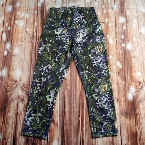 Lululemon Wunder Under Crop II High Rise Leggings Full-On Luxtreme Flor Size  4